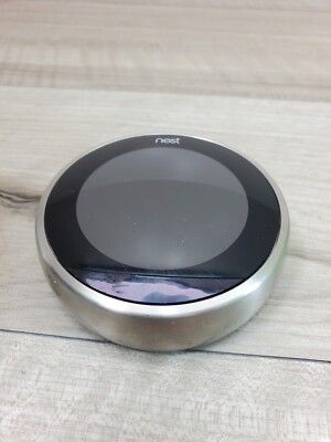 Google Nest Thermostat A0013 3rd Gen Parts Only Aluminum Bezel