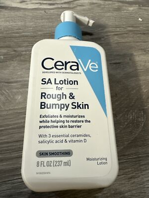 CeraVe SA Lotion for Rough & Bumpy Skin Vitamin D Salicylic Acid 8 oz