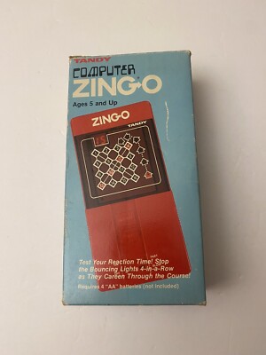 Tandy ZINGO Electronic Game Radio Shack 1981 60-2123 Hand Held Japan Works