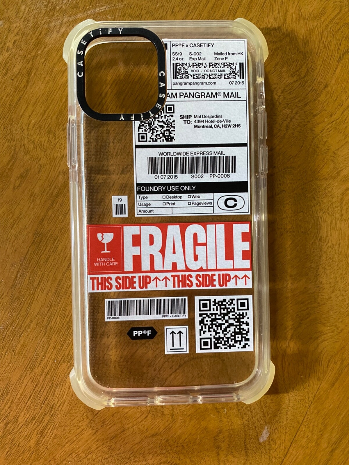 CASETiFY Ultra Impact Case iPhone 11 Pro Max PP-0008 Clear