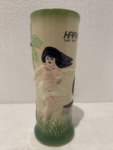 HARVEY'S Hawaiian Hula Girl Mug Vintage TIKI Nude Japan | eBay