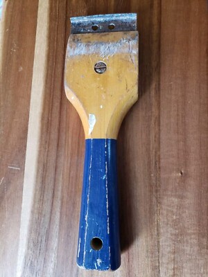 Vintage Craftsman Paint Scraper Wooden  Handle 9 Inches Carpenter Tools Painter 