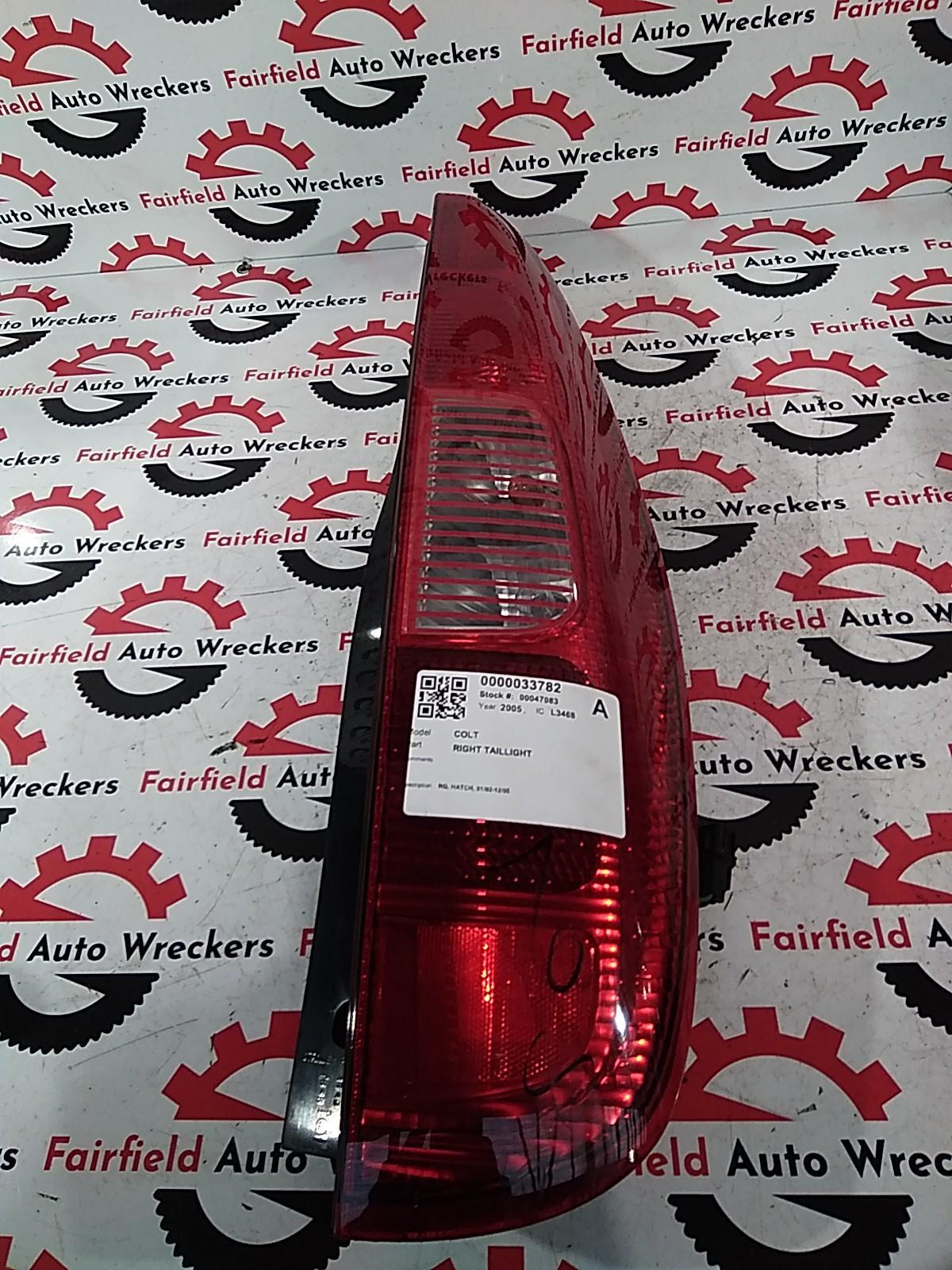 MITSUBISHI COLT RG 01/2002-12/2005 RIGHT TAILLIGHT HATCHBACK