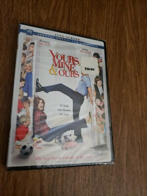 Yours, Mine & Ours (DVD, 2005, Full Screen) Brand NEW Dennis Quaid Rene Russo