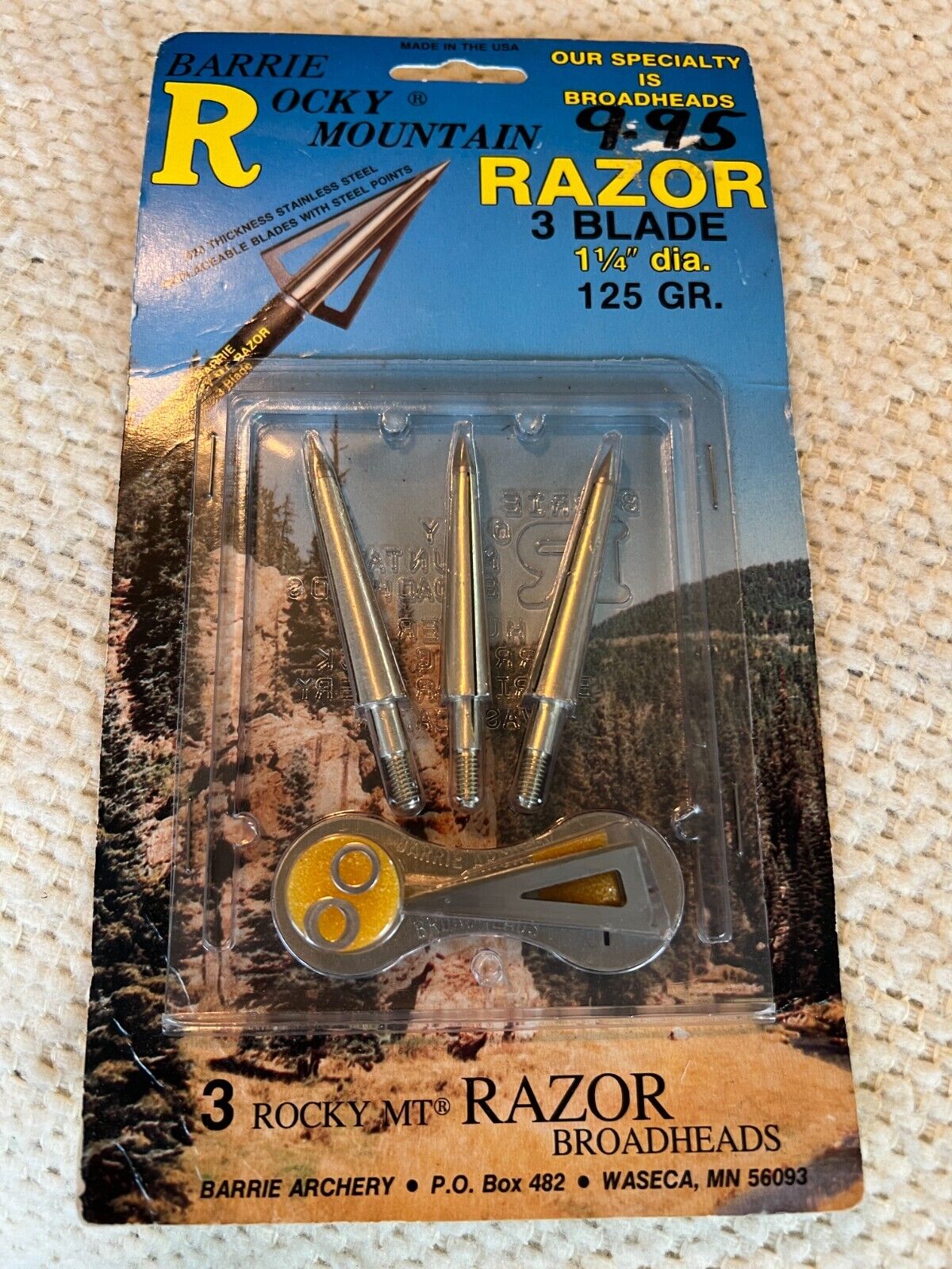 Barrie Rocky Mountain Razor Broadheads