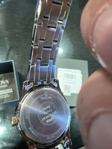Pre-owned Bulova Michigan Collectors Watch 2023 National Champs