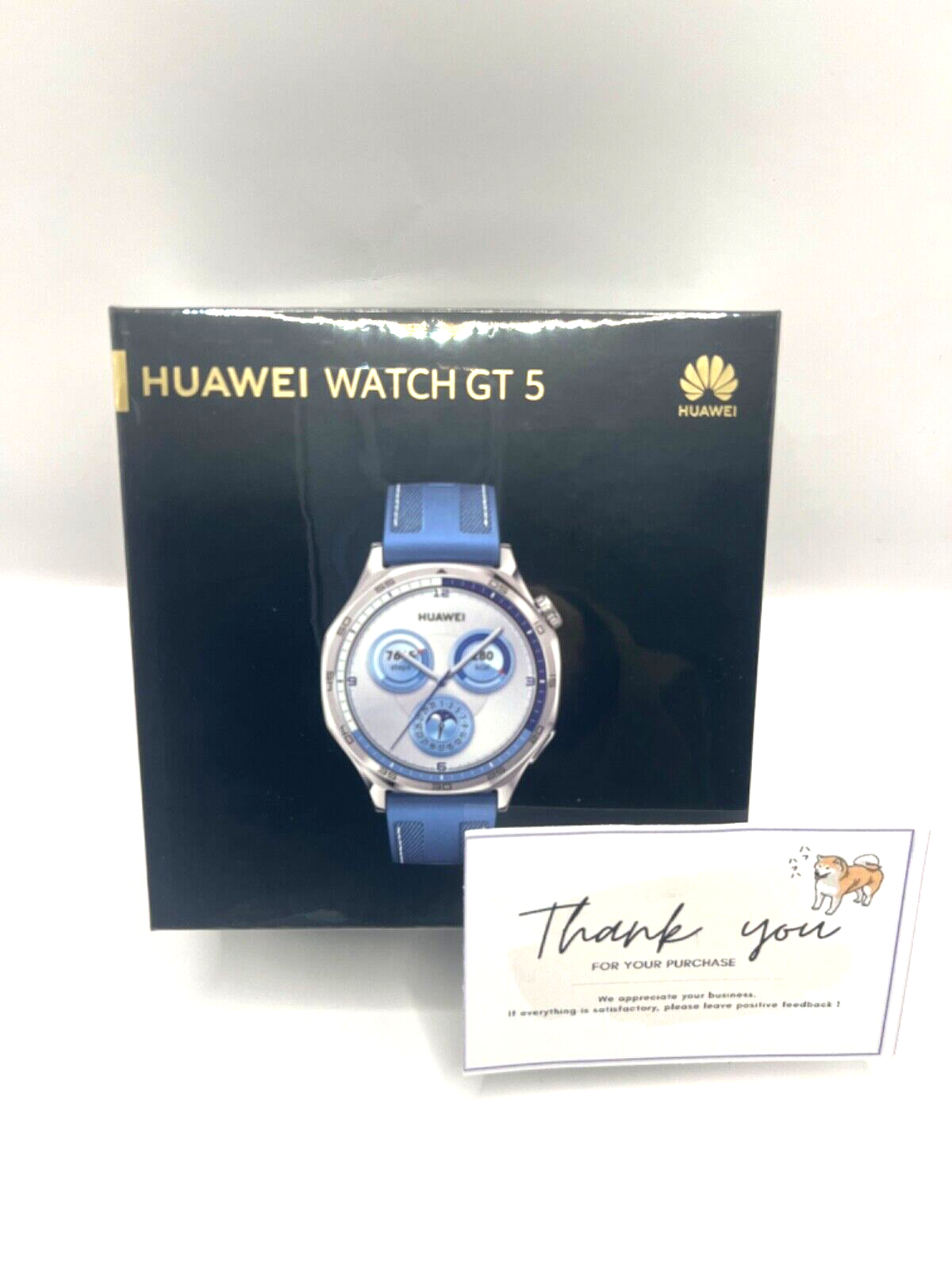【新品 未開封】 HUAWEI WATCH GT 5 ブルー ウーブンストラップ HUAWEI WATCH GT ファーウェイ スマートウォッチ GT5 46mm VLI