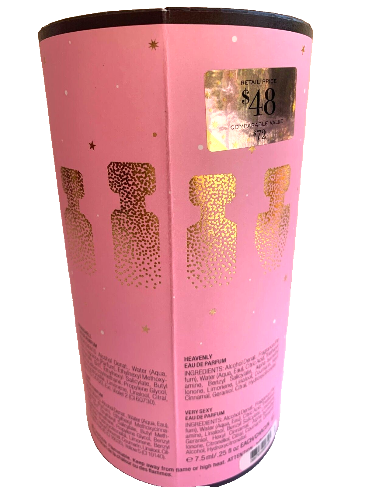 Victoria's Secret  Perfume 4 PC Mini Gift Set Bombshell Heavenly Tease Very Sexy