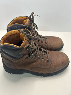 mens timberland pro titan 6 dark mocha 26078 alloy safety