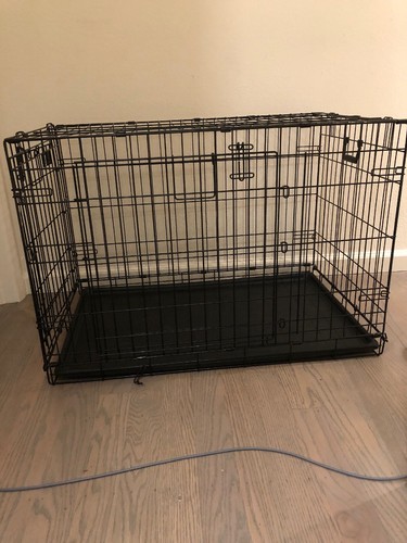 top paw 48 double door folding crate