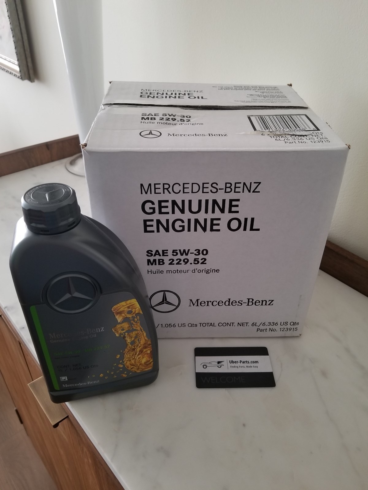 NEW MERCEDES-BENZ SAE 5W-30 SYN | A000989800211 BM1200MB