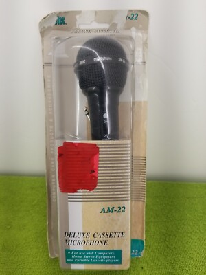 Labtec AM-22 Deluxe Microphone 600 Ohm with On/Off Switch Vintage 