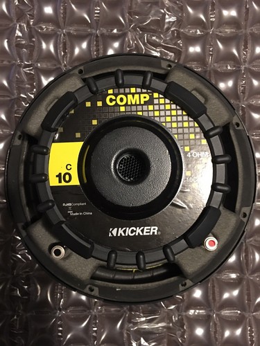 Kicker Comp 500 Watt C104 1-Way 10in. Car Subwoofer