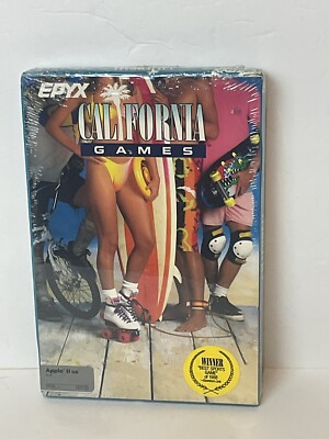 Vintage Apple IIgs Software CALIFORNIA GAMES Epyx Sealed NOS