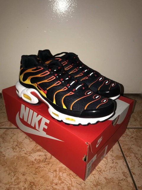 US 10/11/12 Nike Air Max Plus Reverse Sunset Black Clay Red DC6094-001