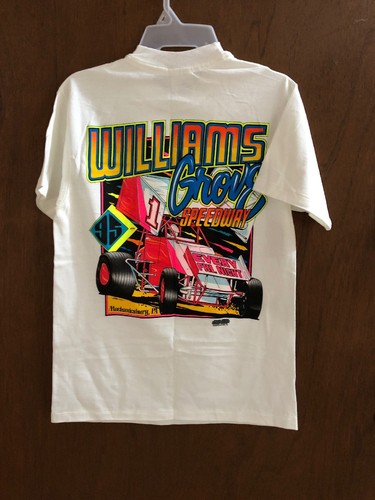 Williams Grove Speedway Vintage 2 Sided T Shirt 1995 EVERY FRIDAY NIGHT