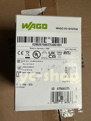 1PC WAGO 750-375 new PROFINET IO Fieldbus Adapter; Generation 3; Advanced*
