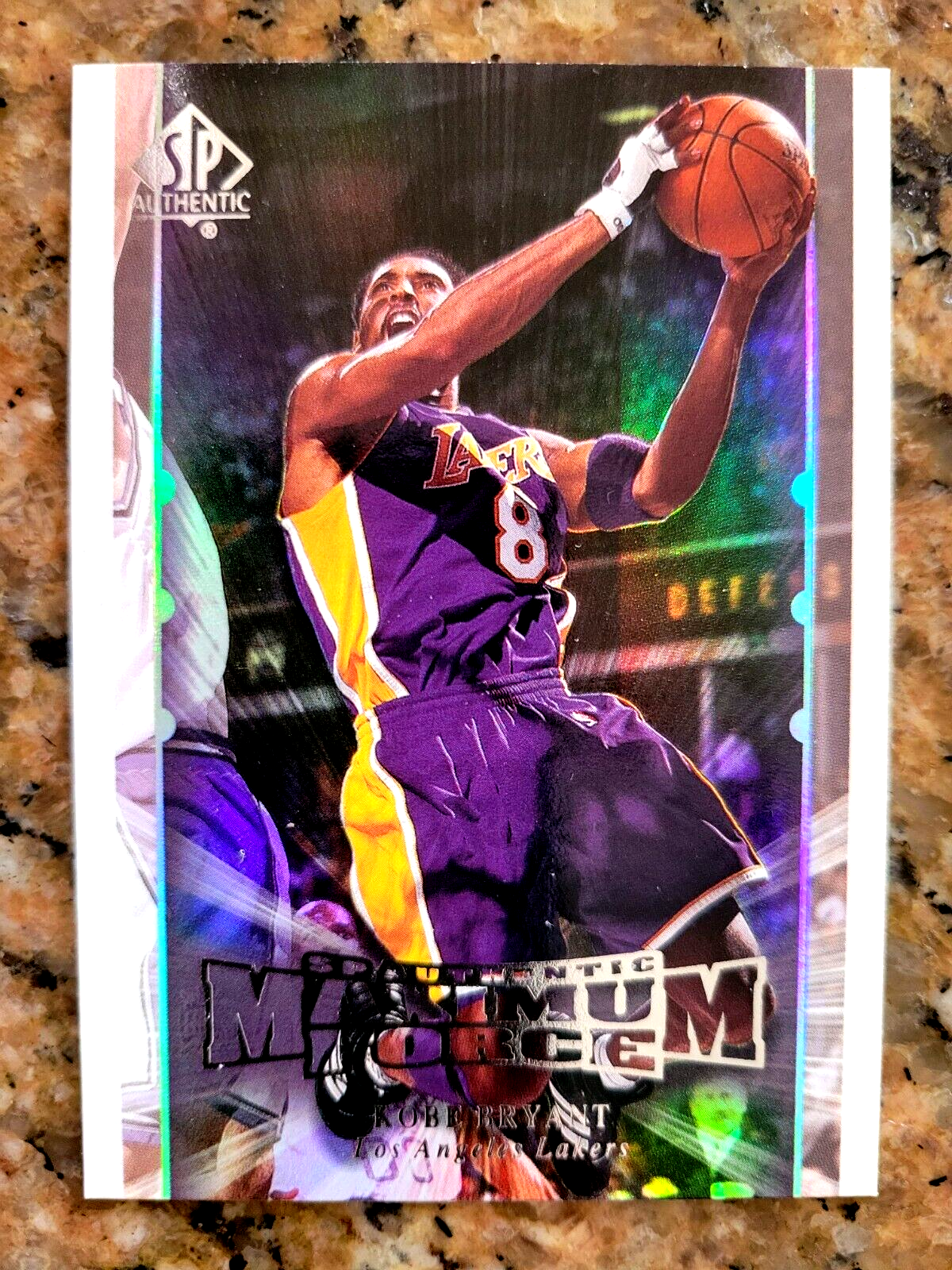 1999-00 SP Authentic - Maximum Force #M8 Kobe Bryant Los