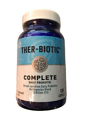 Klaire Labs SFI Ther Biotic Complete 120 vegetarian capsules Brand New Exp. 2/25