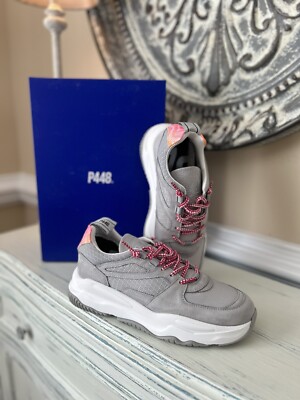 P448 Luke Sneakers Shabby Gray Multi EU 36 US 6-6.5 NWB OPEN BOX!