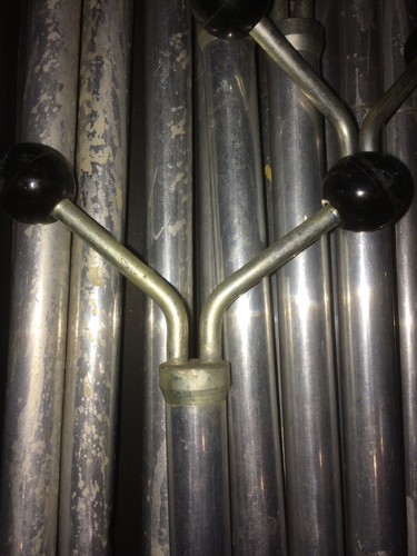 MacGregor Commercial Shuffleboard Set 4 - 69” Cues — 8 - 6” Discs Ted Kroll