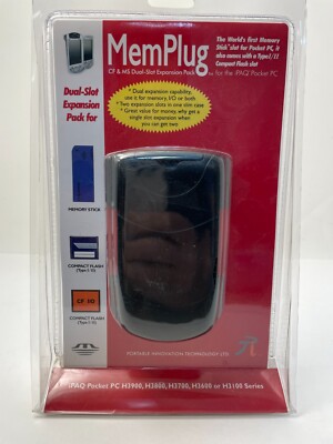 Pitech Memplug HP iPAQ Expansion Pack Compact Flash/Memory Stick 60-0-60003 New