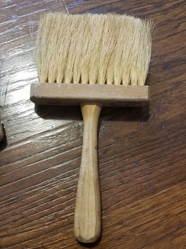 Vintage Large Paint Brushes Lot Of 3 Vtg antique  brush big