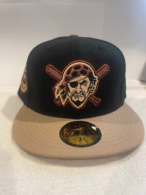PITTSBURGH PIRATES NEW ERA THREE RIVERS STADIUM RUST BELT FITTED HAT 7 3/4