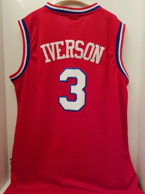 allen iverson jersey xl