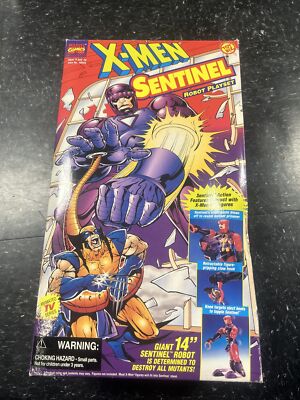 X-Men Sentinel Marvel Toy Biz 14  Figure Vintage Toy Set OPEN BOX