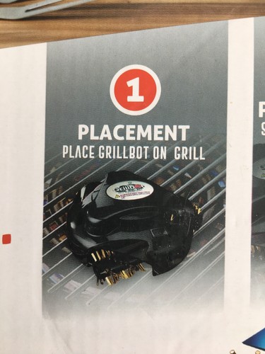 Grillbot Automatic Grill Scrubber and Cleaner with Protective Carrying Case,