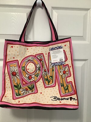 Brighton  Luv Bug  Canvas Tote, NWT