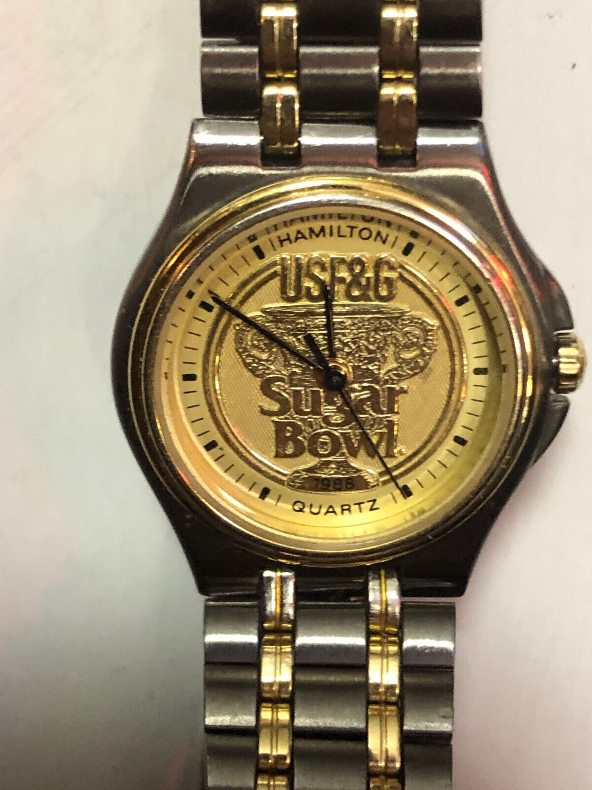 Vintage Hamilton Watch 1988 Sugar Bowl Ladies Watch Auburn Vintage Hamilton Watch 1988 Sugar Bowl Ladies Watch Auburn