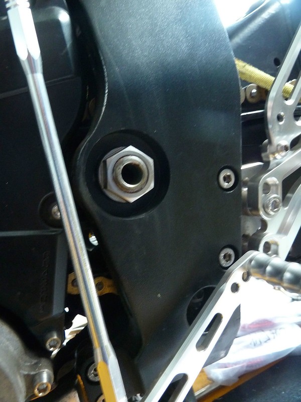 Suzuki Gsf650sa Bandit 2009-10 Bras Pivot ÃCrou Ã  Bride Titane M20x1.5 R2c6