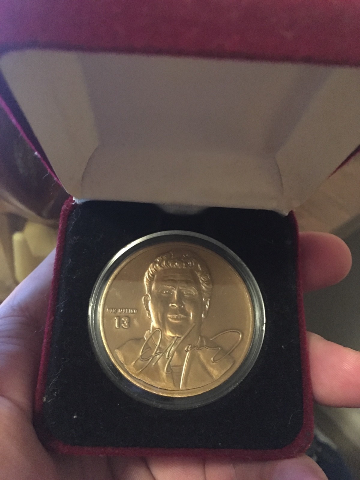 Dan Marino Highland Medallion Coin.