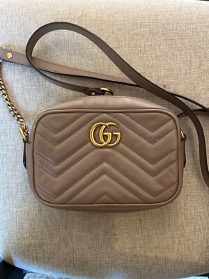 preowned gg marmot gucci purse