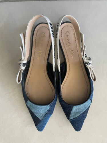 Dior J'adior Multicoloured Slingback Ballerina Flats IT size Dior J'adior Multicoloured Slingback Ballerina Flats IT size
