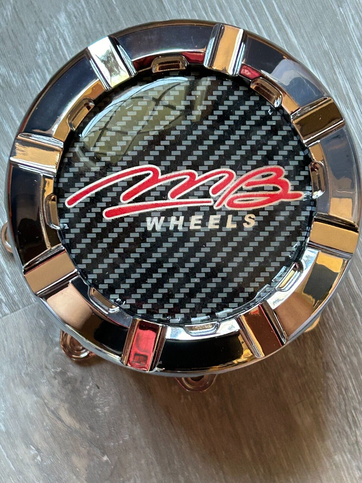 MB Wheels CHAOS CHROME XL Tall 8 Lug Wheel Hub Cover Center MB Wheels CHAOS CHROME XL Tall 8 Lug Wheel Hub Cover Center