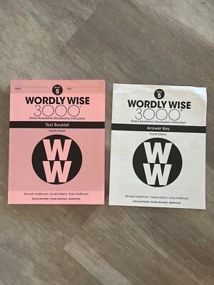 Wordly Wise 3000 4th Edition Test Booklet and Answer Key, Book 5