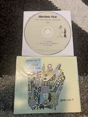 Damien Rice 2 Item Lot - AOL Live Sessions Promo DVD & 9 BRAND NEW SEALED 2006