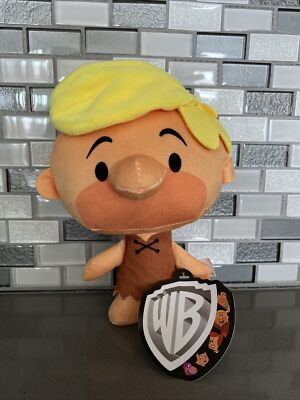 The Flintstones Barney Rubble Chibi Plush Toy Figure Doll 9  / Warner Bros / NEW