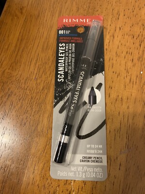Rimmel Scandal Eyes  Waterproof Gel Eye Pencil -001 Black New/Sealed