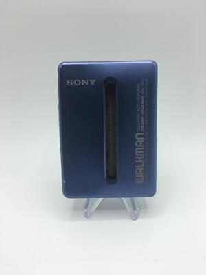 Sony Walkman Portable Cassette Player - Metal Body - Navy