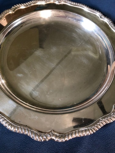 WEBSTER WILCOX 14” Deep Set Heavy SILVER PLATE TRAY