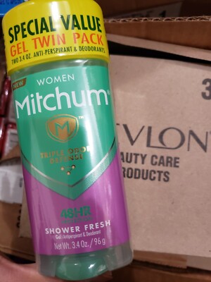 QTY 4 PACK Mitchum Women Advanced Control 48HR , Deodorant 3.4 oz 
