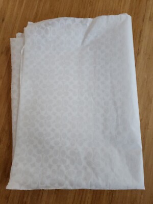 New Coach Tissue Paper 24'' W x 36'' L Signature ''C'' Coach White Gift Tissue Paper