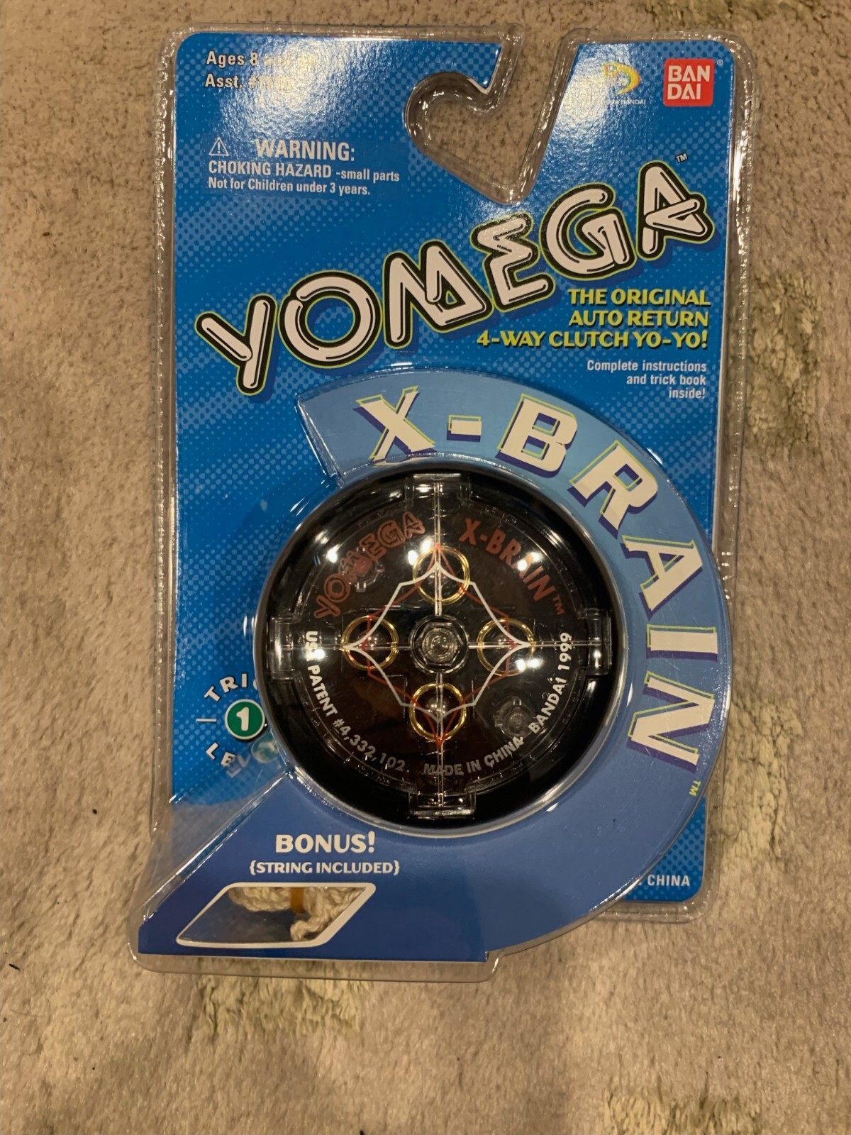 Yomega X-Brain YoYo By Bandai - 1999 - Brand New - BLACK | eBay Yomega X-Brain YoYo By Bandai - 1999 - Brand New - BLACK | eBay