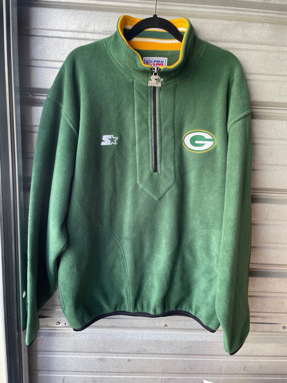 packers ジャケット 古着 90s STARTER NFL Green Bay Packers パッカーズ ハーフ