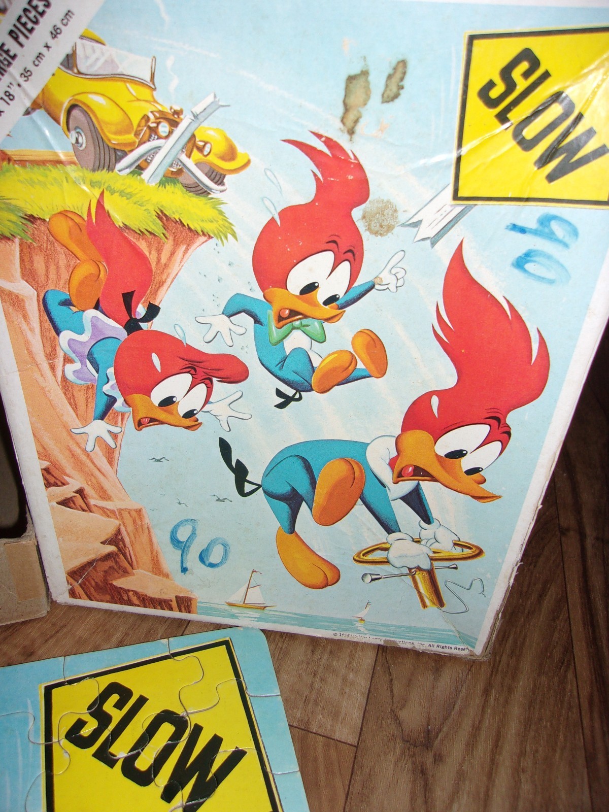1976 Woody Woodpecker Wally Lantz 100 piece puzzle