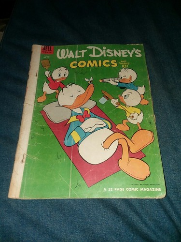 Walt Disney's Comics and Stories 8 issue golden silver bronze age carl barks art